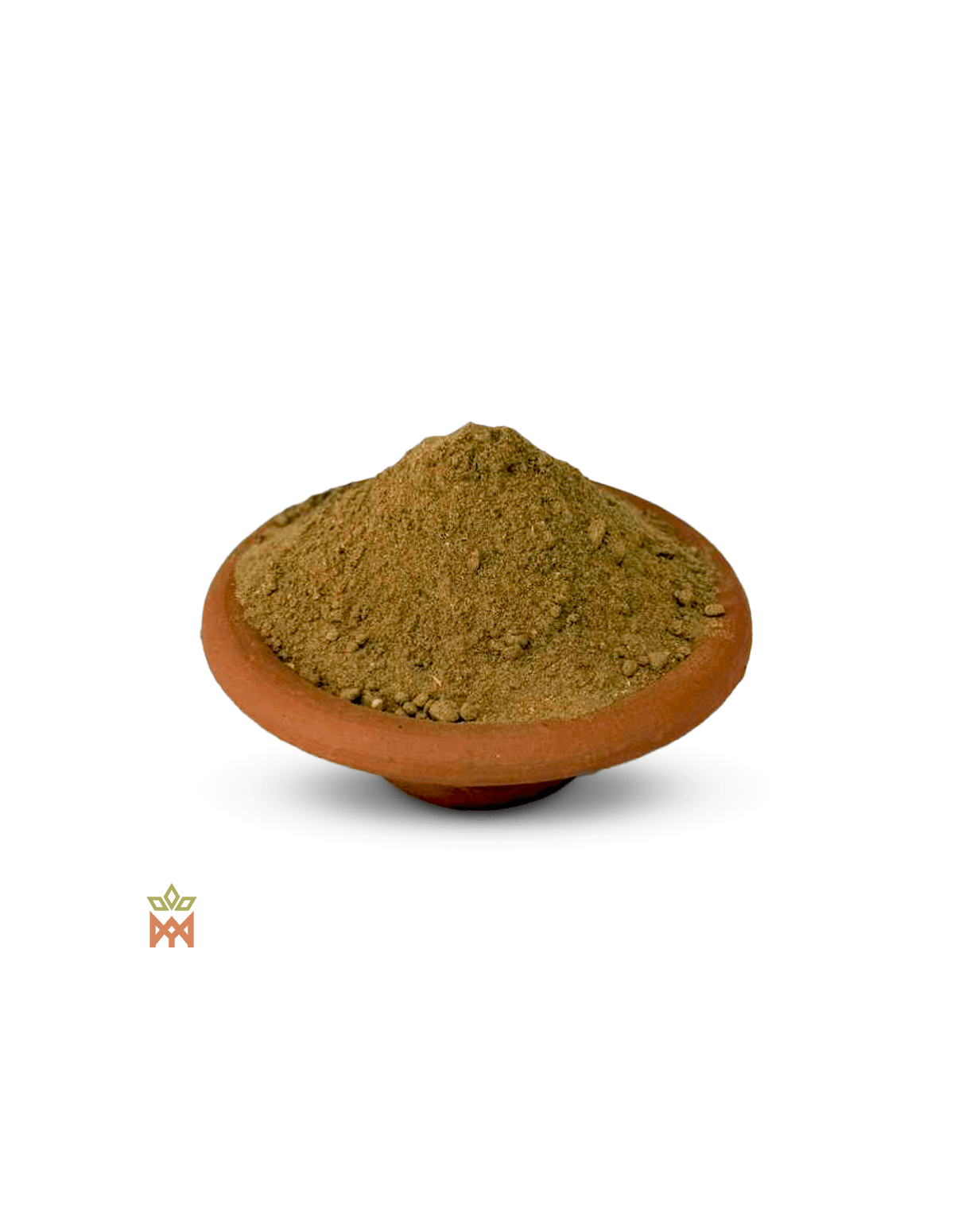 Mélange brésilien de cinq plantes – Poudre – poudre brun sable en coupelle