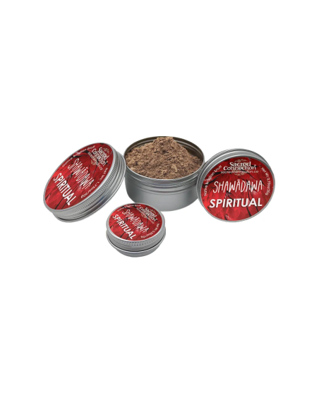 Rapé Shawãdawa – Kapayuba – trois boîtes étiquetées, dont une ouverte