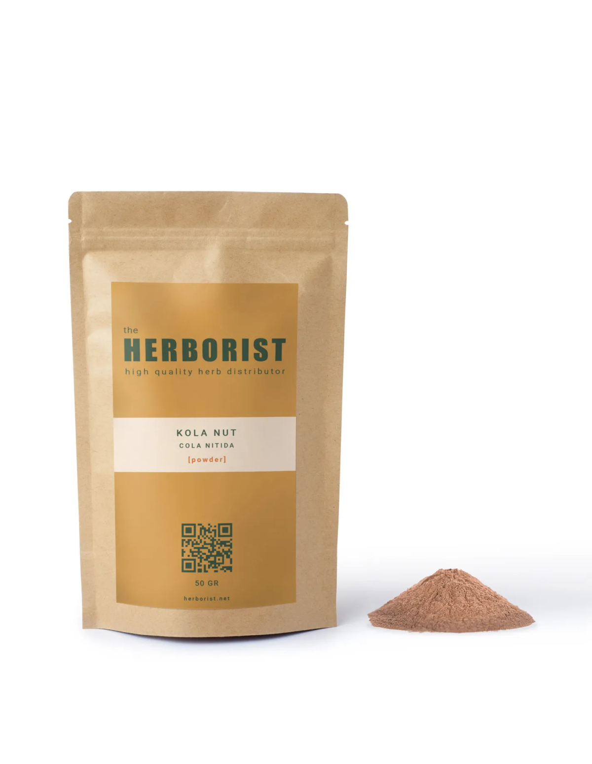 Noix de kola (Cola nitida) – graines en poudre – sachet Herborist et poudre