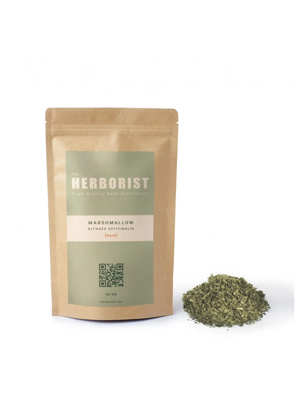 Guimauve officinale (Althaea officinalis) – plante séchée – sachet Herborist et plante