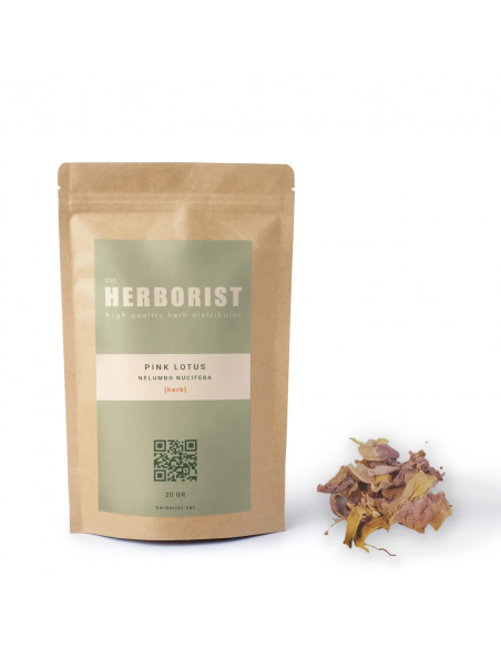 Lotus rose (Nelumbo nucifera) – pétales séchés – sachet Herborist et pétales
