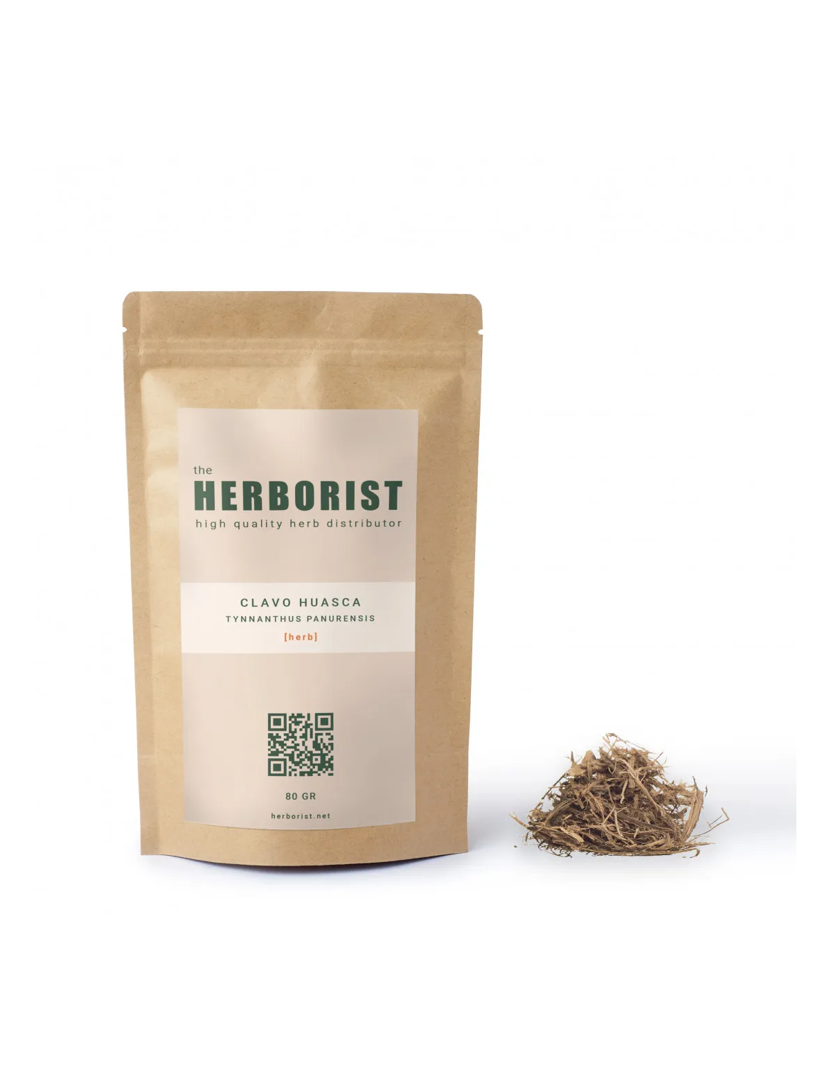 Clavo huasca (Tynanthus panurensis) – herbe coupée – sachet Herborist et morceaux coupés