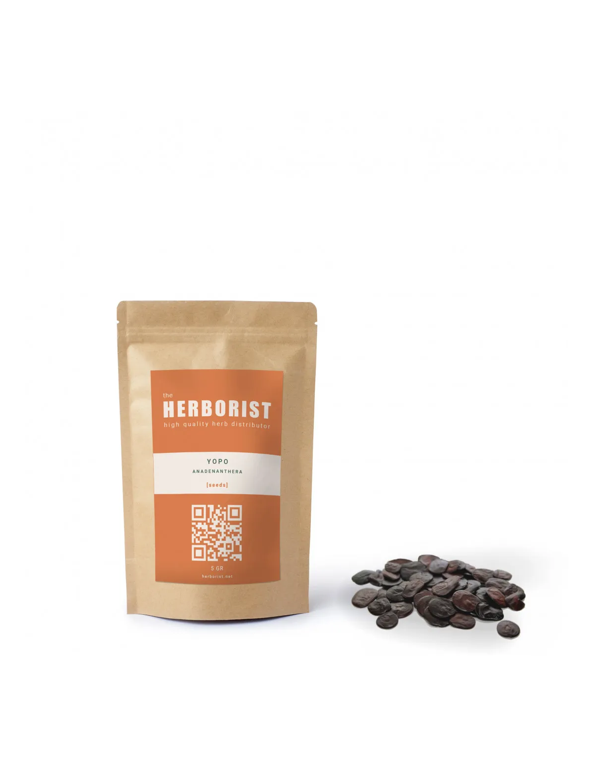 Graines de yopo – Anadenanthera peregrina – sachet Herborist et graines en vrac