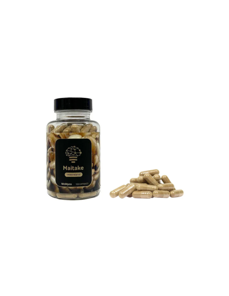 Maitake (Grifola frondosa) – McMyco, 120 gélules – pot et gélules en vrac